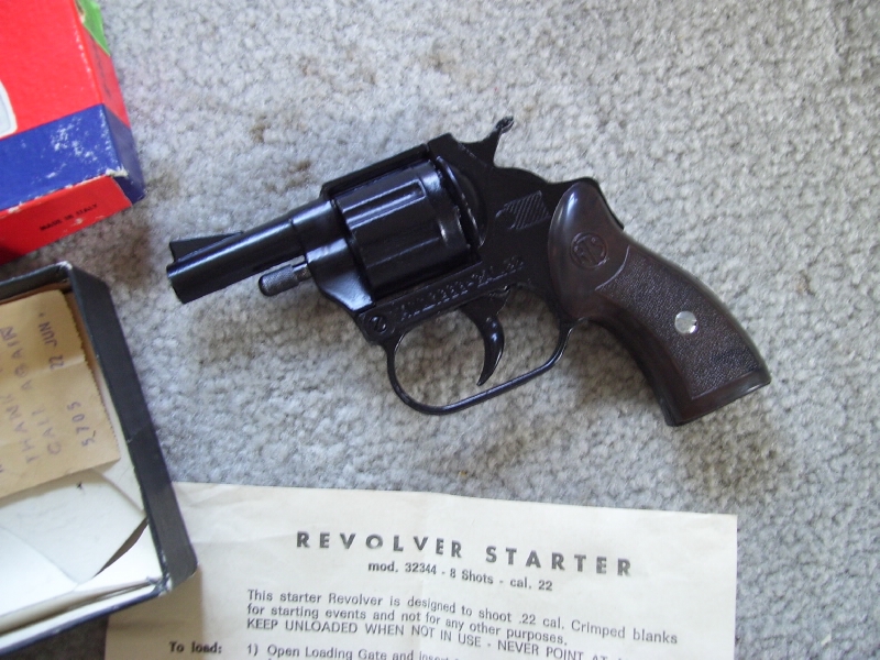 Vintage Starter Pistol Rts Made In Italy .22 Calip For Sale at